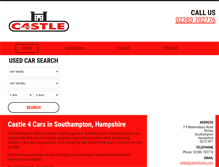 Tablet Screenshot of castle4cars.com